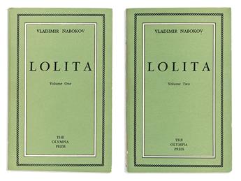 Nabokov, Vladimir (1899-1977) Lolita, two first editions.
